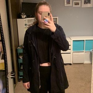 Navy Blue Utility Jacket